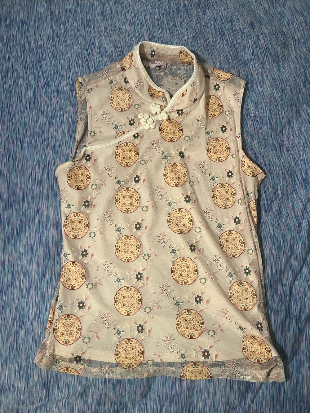 Cream-colored tank top